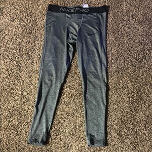 Nike Pro Gray Leggings